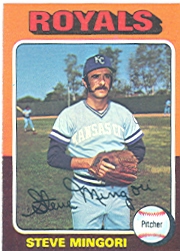 1975 Topps Baseball Cards      544     Steve Mingori